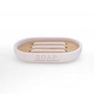 bambu tvålfat ljusrosa duschy