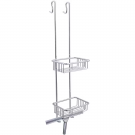 arrow premium duschhylla för duschvägg med gummiskrapa på köpet