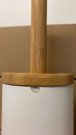 WC-borste Nature Vit/Bambu -visningsexemplar