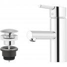 mora mmix 2 tvättställsblandare med push-down ventil