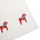 kökshandduk med Dalahästar rättvik återvunnet materia recycled by wille