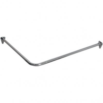 kromad draperistång vinkelstång duschy