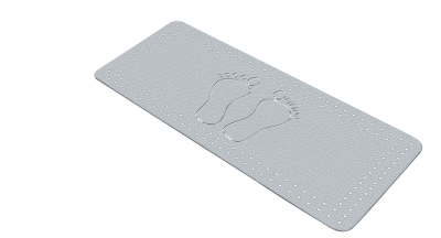 halkmatta till badkar ljusgrå leijma foot